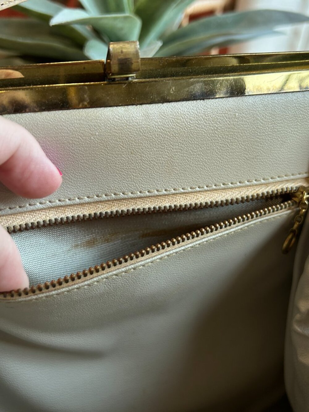 Vintage snake and lizard skin handbag (late 60's style) - Picture 12 of 14